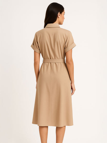 Mara | Pocket Belted Shirtwaist Dress